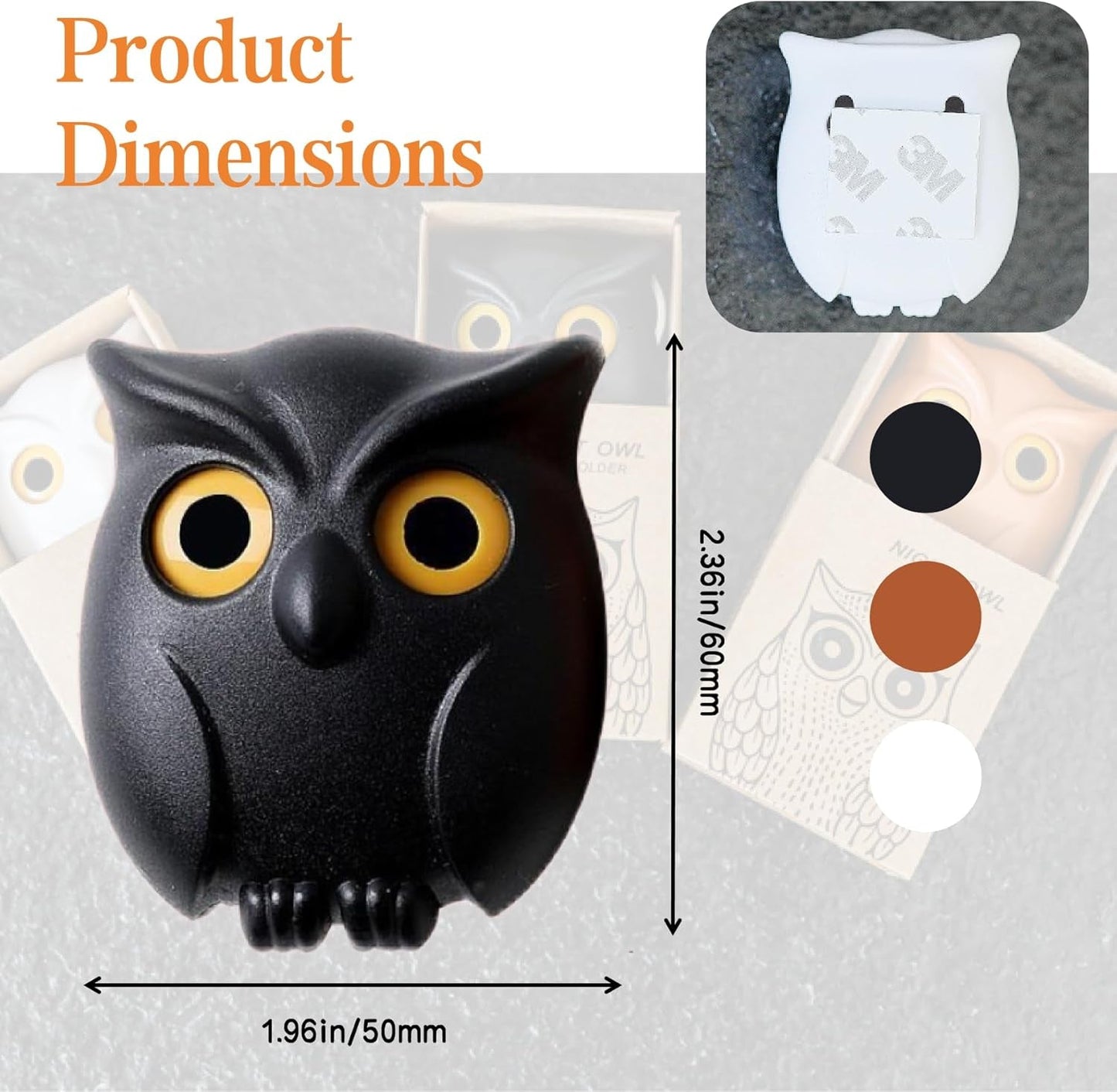 Creative Owl Magnetic Key Holder
