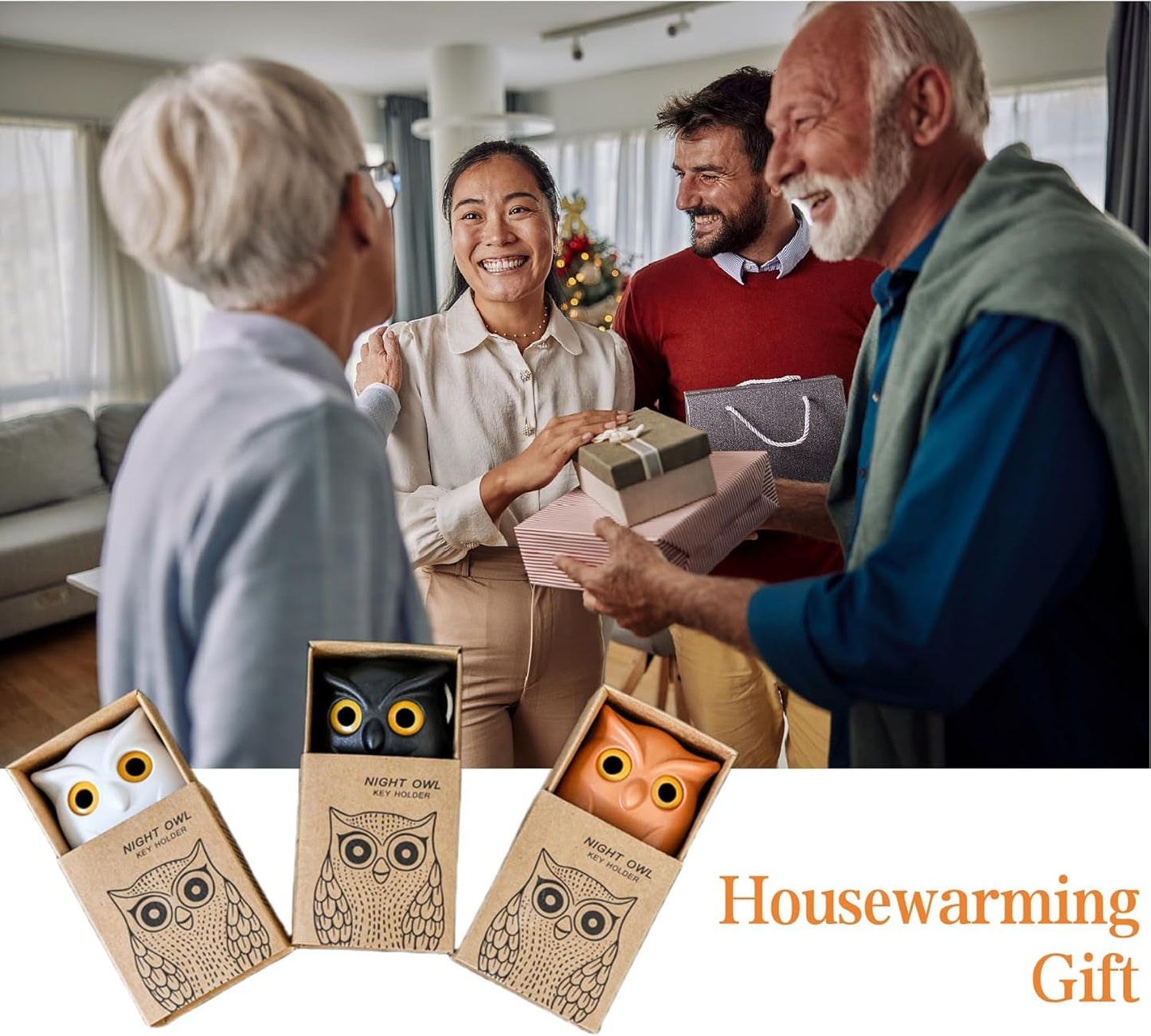 Creative Owl Magnetic Key Holder