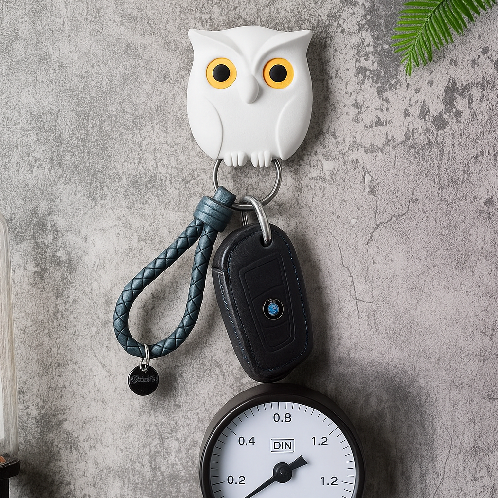 Creative Owl Magnetic Key Holder
